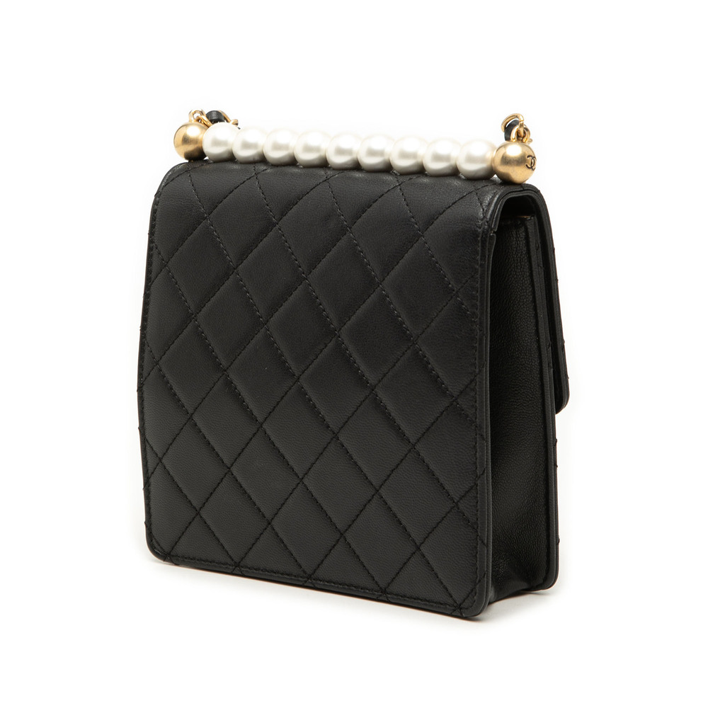 Pre-Loved Chanel Small Lambskin Chic Pearls Flap - Picture 2 of 7